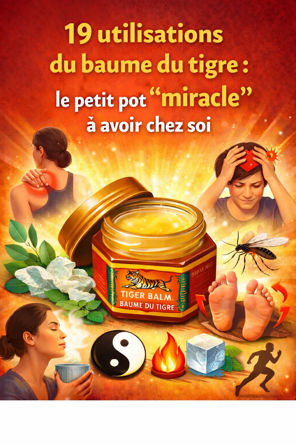 19 utilisations du baume du tigre : le petit pot “miracle” à avoir chez soi