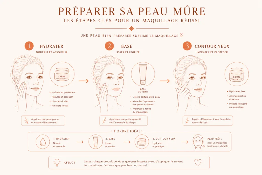Préparer sa peau pour le maquillage