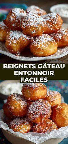 Funnel cake gâteau entonnoir