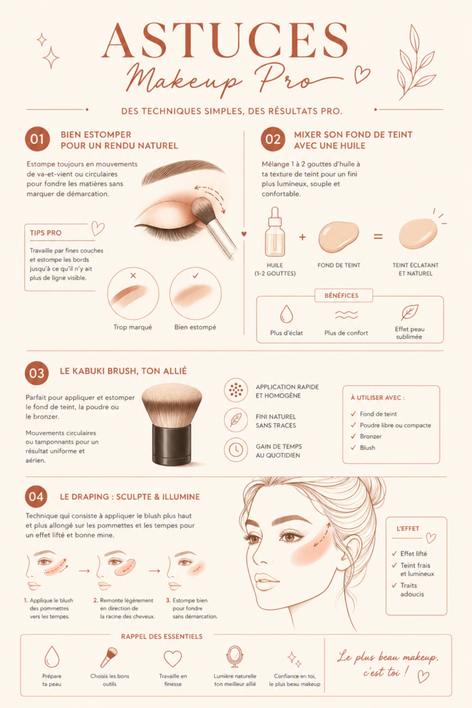 Conseils de maquillage minimalistes et efficaces
