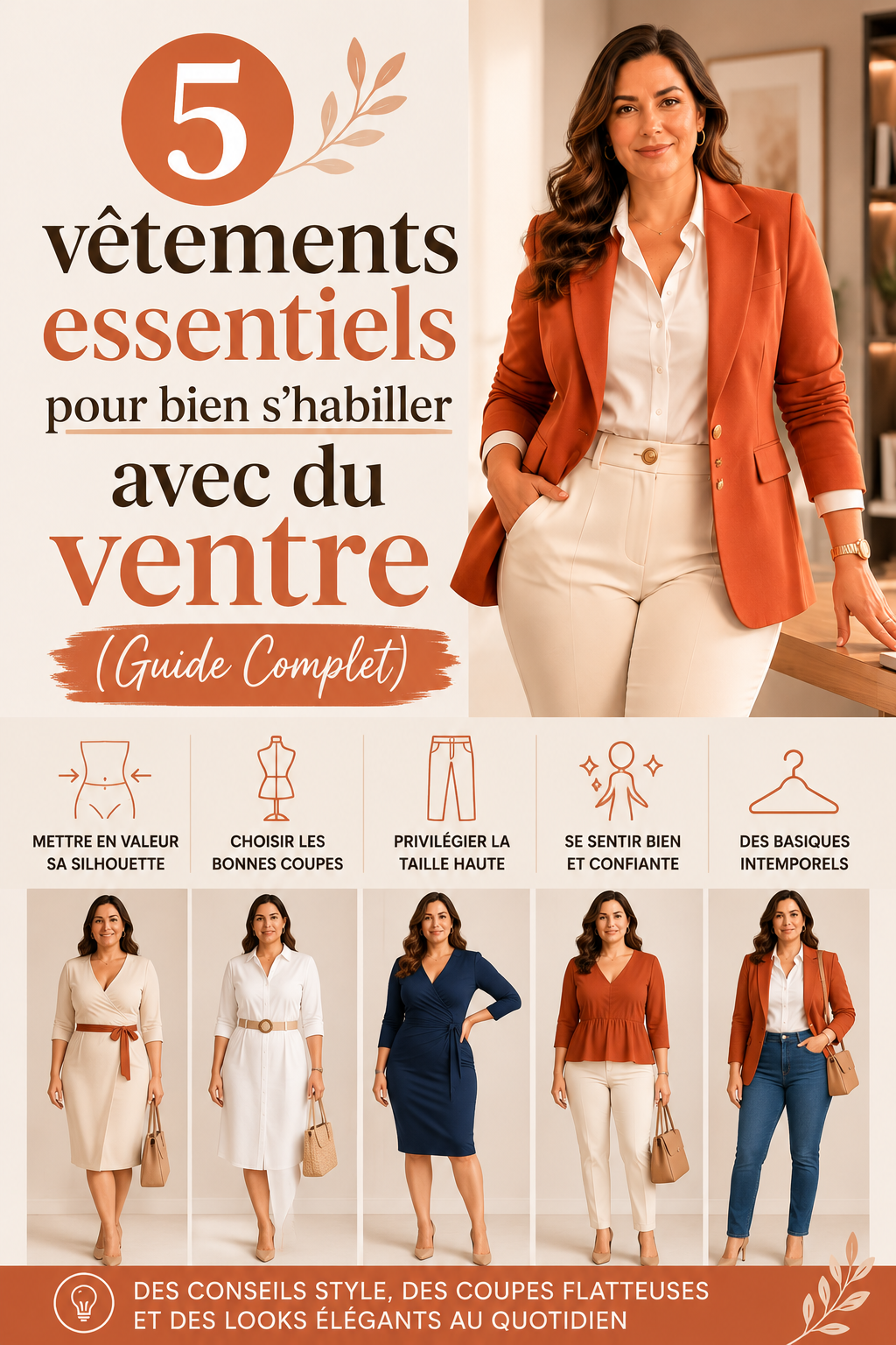 5 vêtements essentiels pour bien s'habiller avec du ventre (Guide Complet)