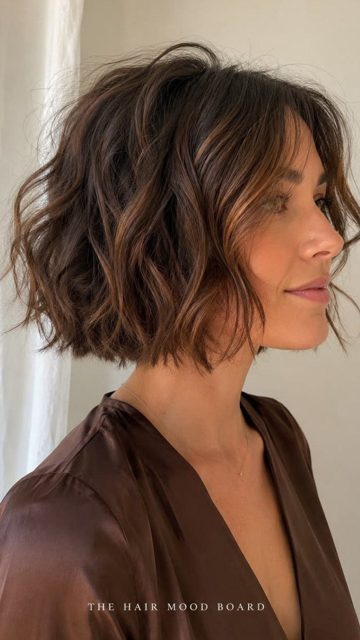 Vous cherchez une coupe pleine de personnalité ? Ces bobs choppy apportent texture ludique et mouvement naturel pour un look moderne et frais.