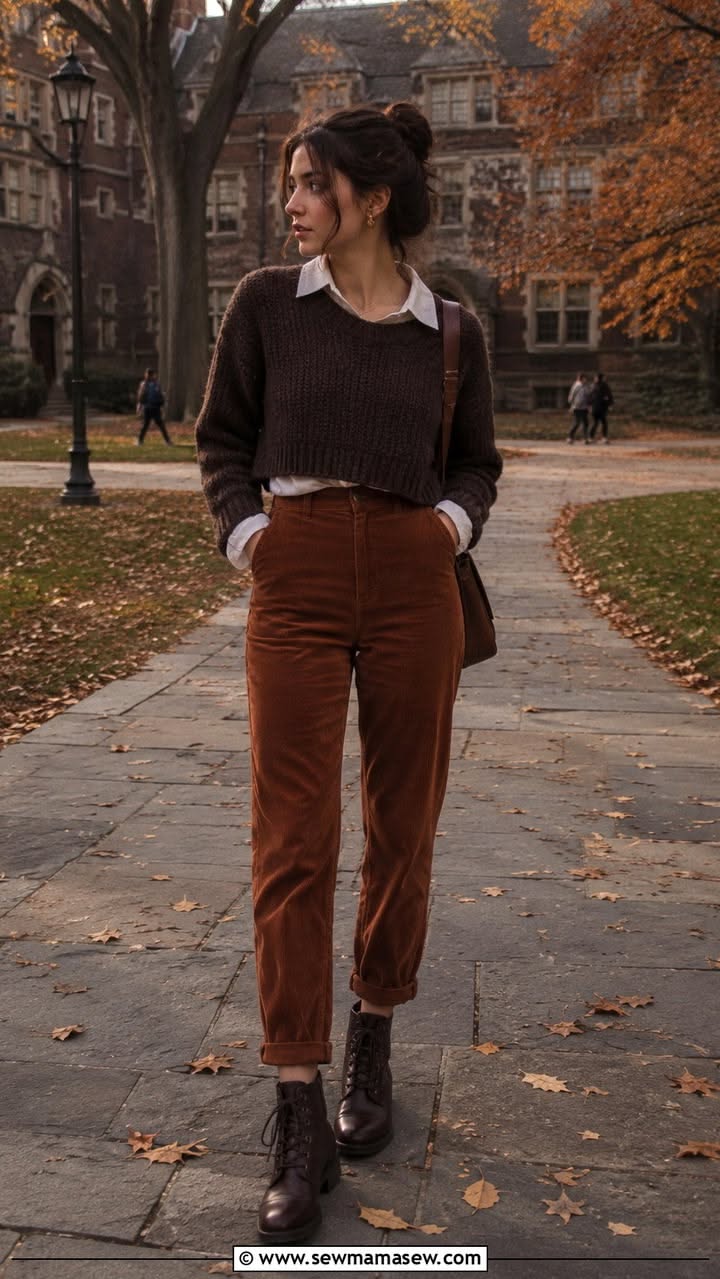 Look grunge avec pièces oversize et touches rétro